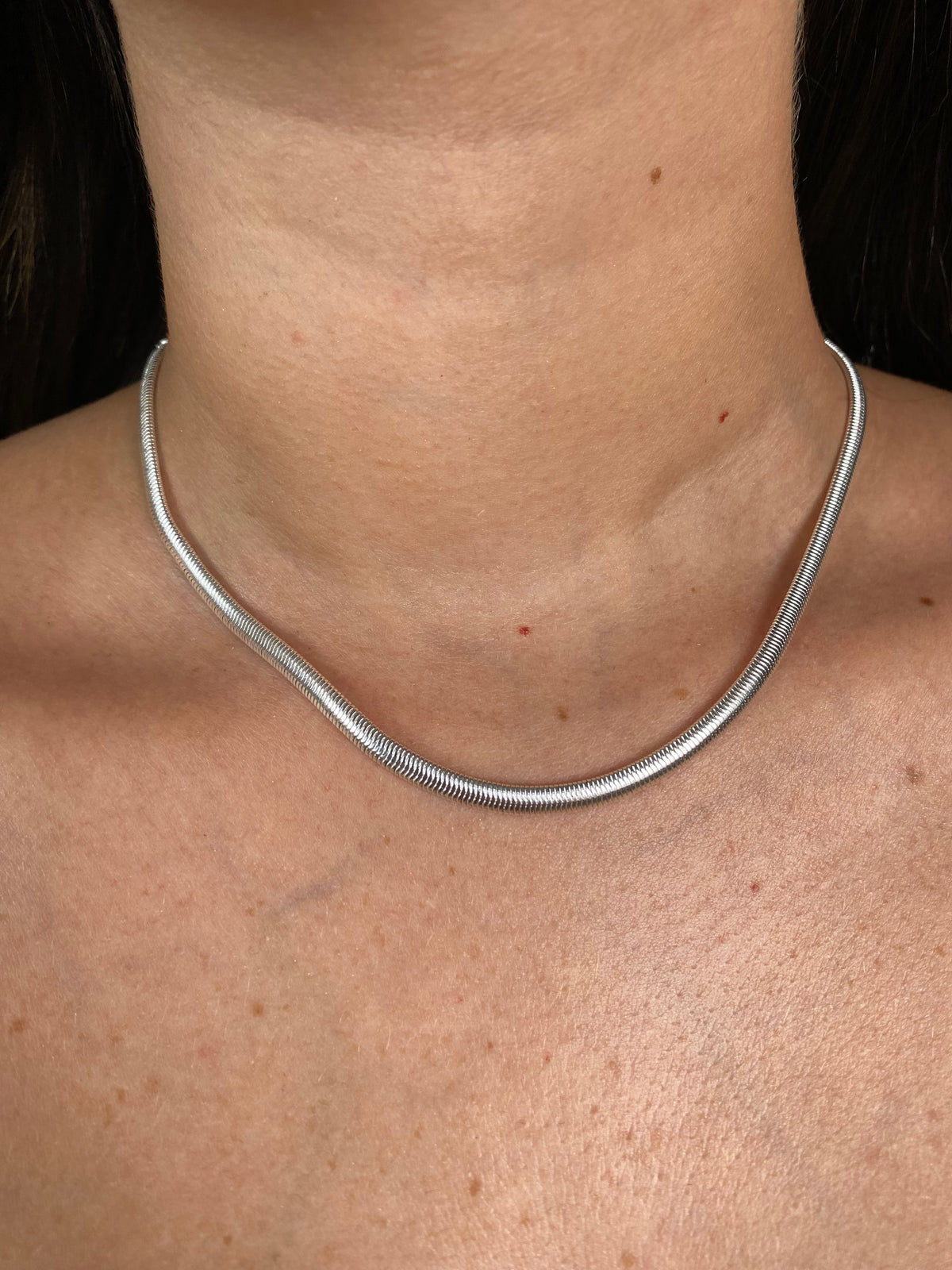 Choker Fio Alemão Prata 50