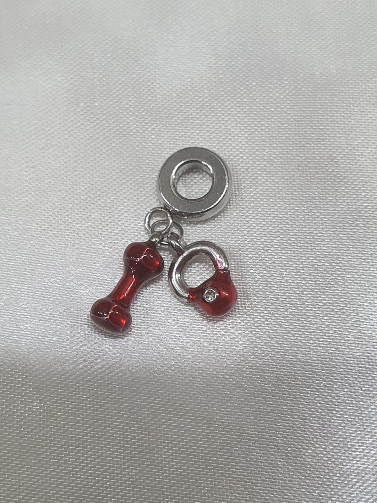 Berloque Pendurado Peso De Academia