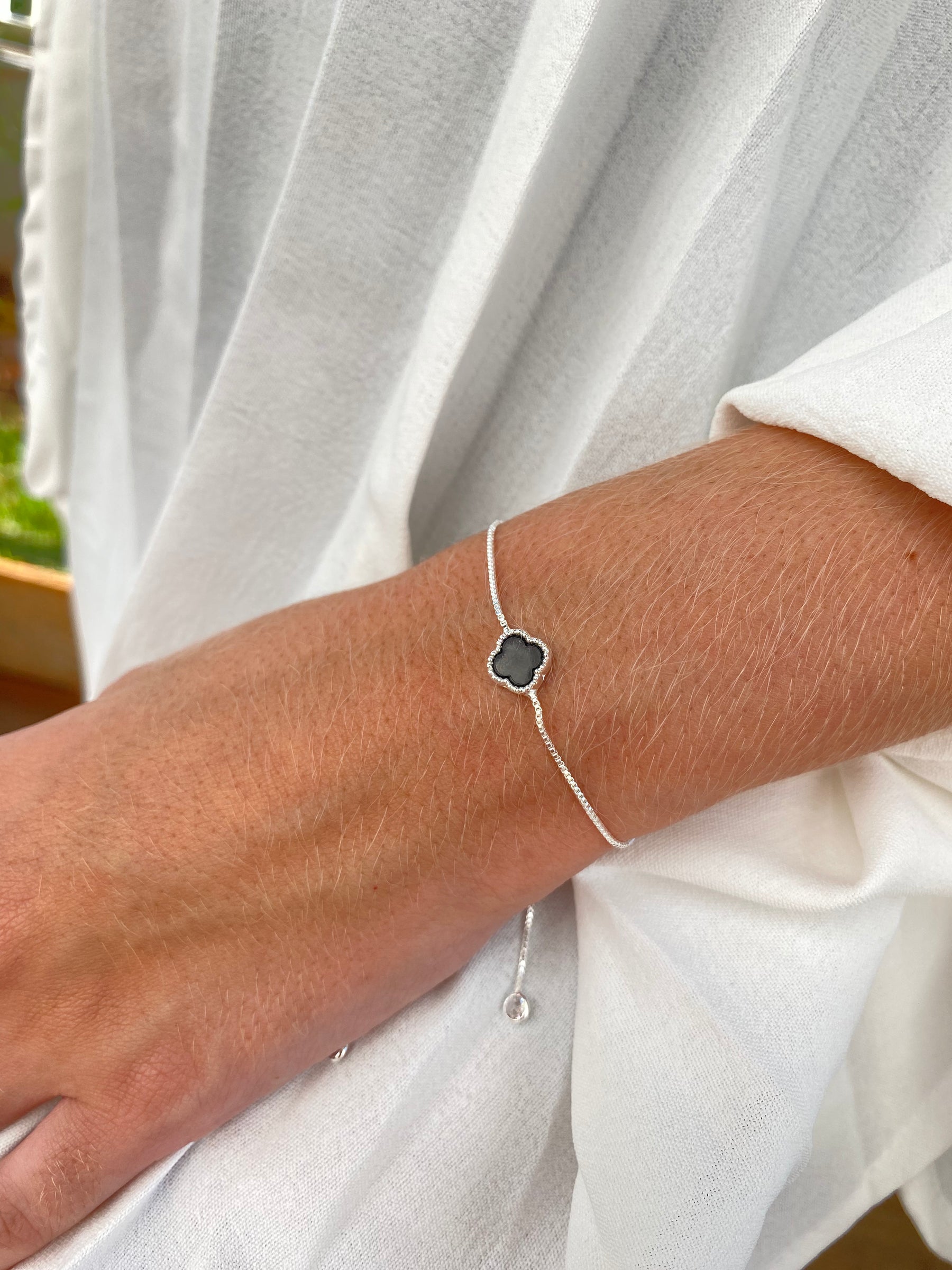 Pulseira Van Cleef Regulável Prata 50