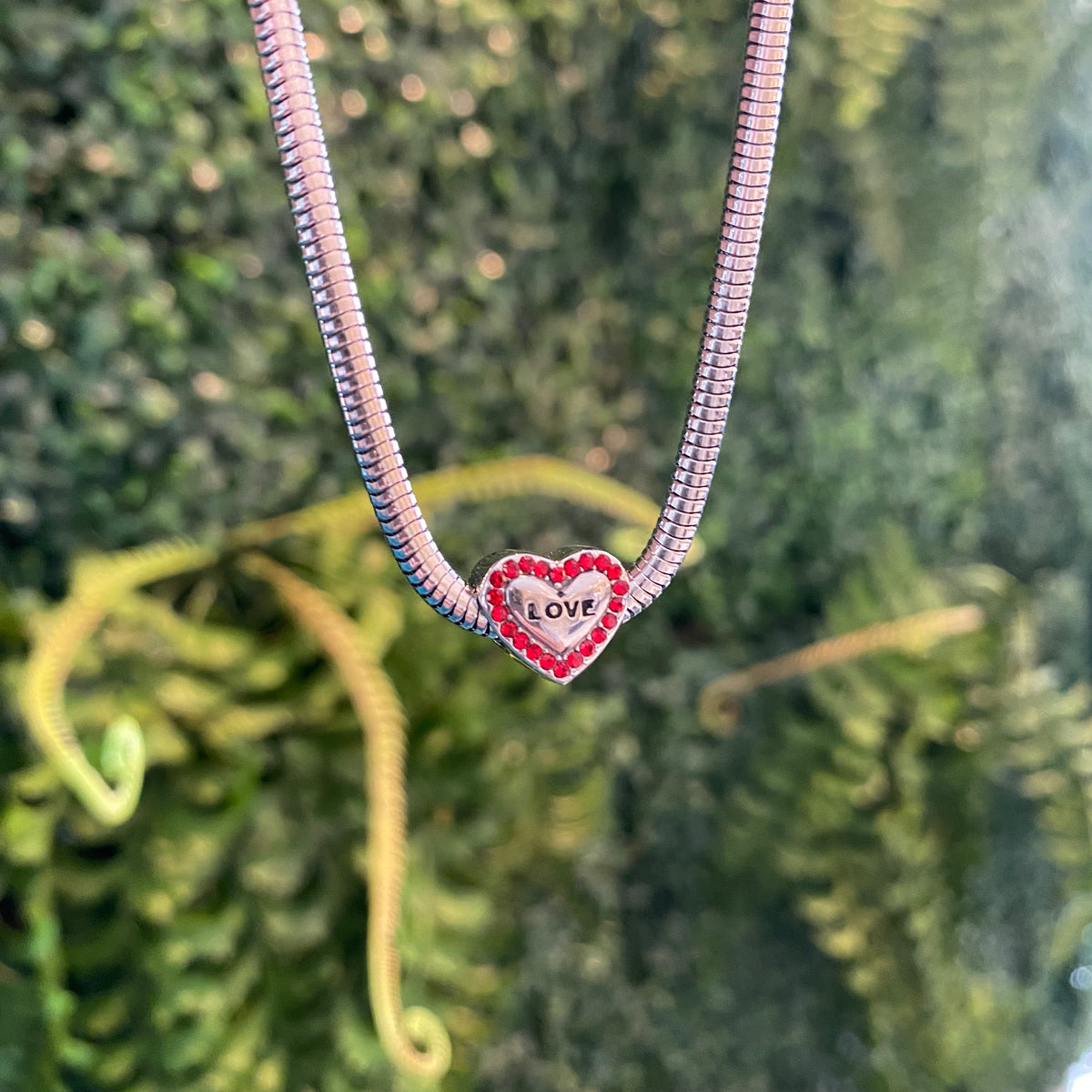 Berloque Separador Love Vermelho