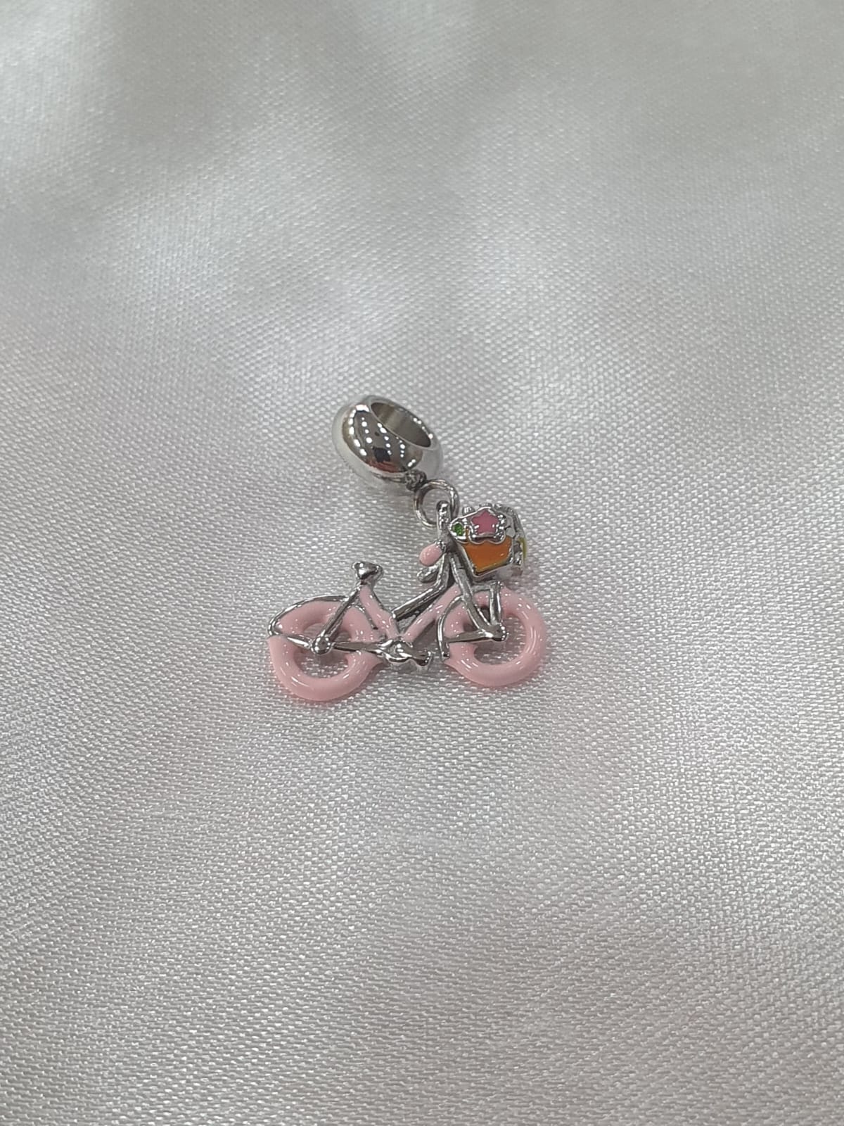 Berloque Bicicleta Rosa