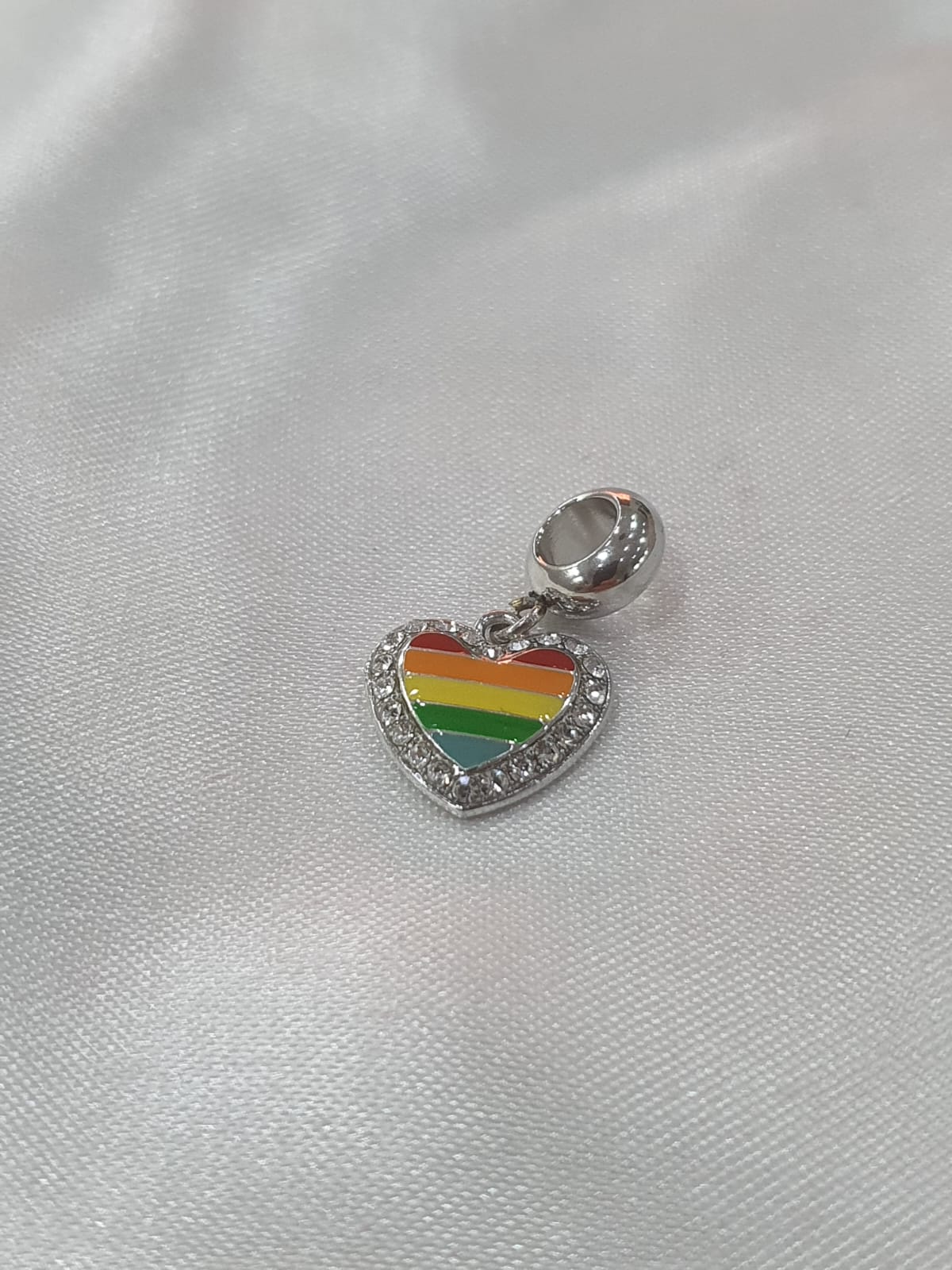 Berloque Coração Colorido