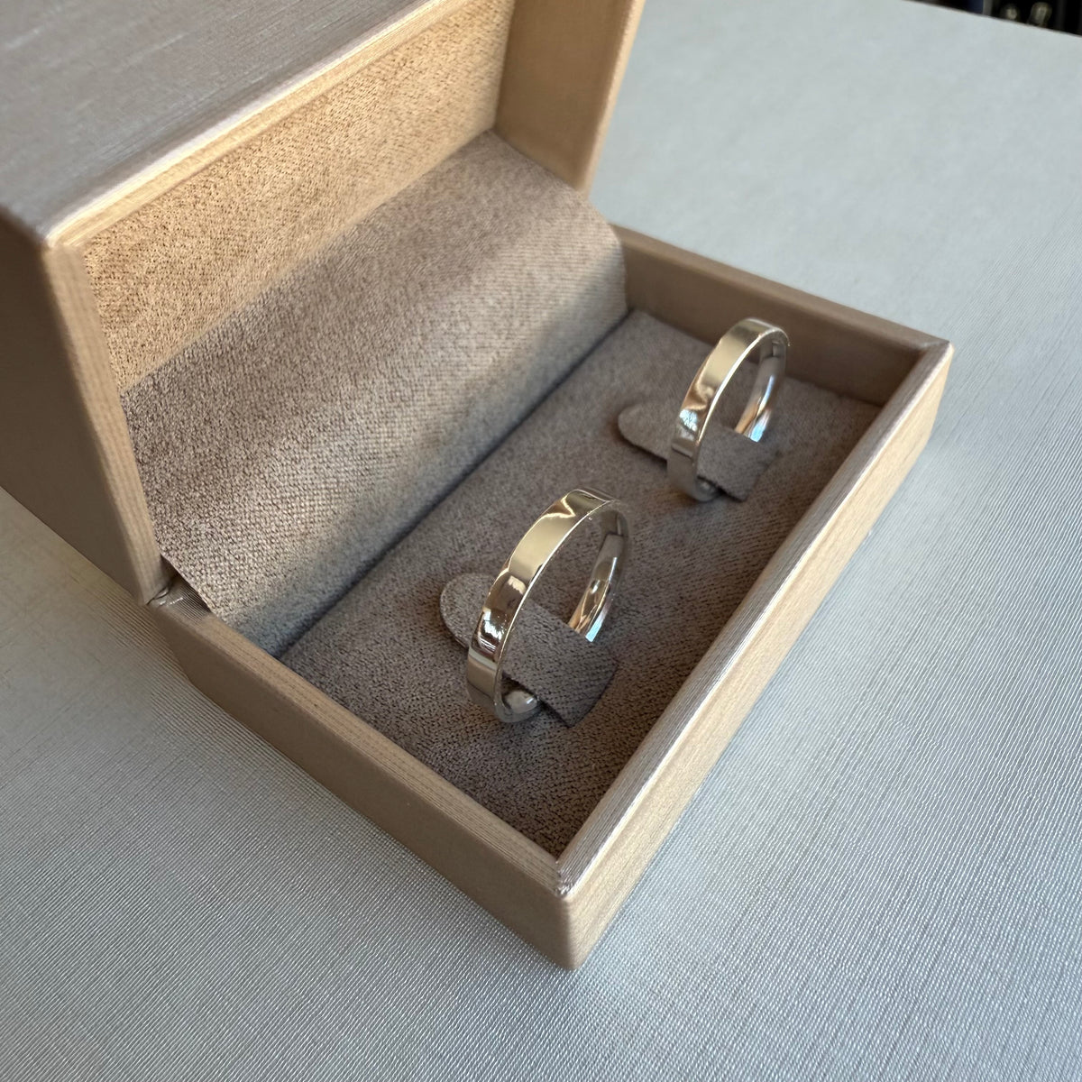 Alianças De Namoro Reta 3 MM Prata 925