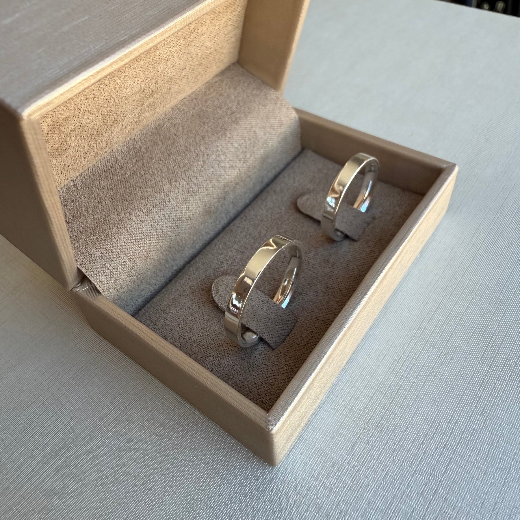 Alianças De Namoro Reta 3 MM Prata 925