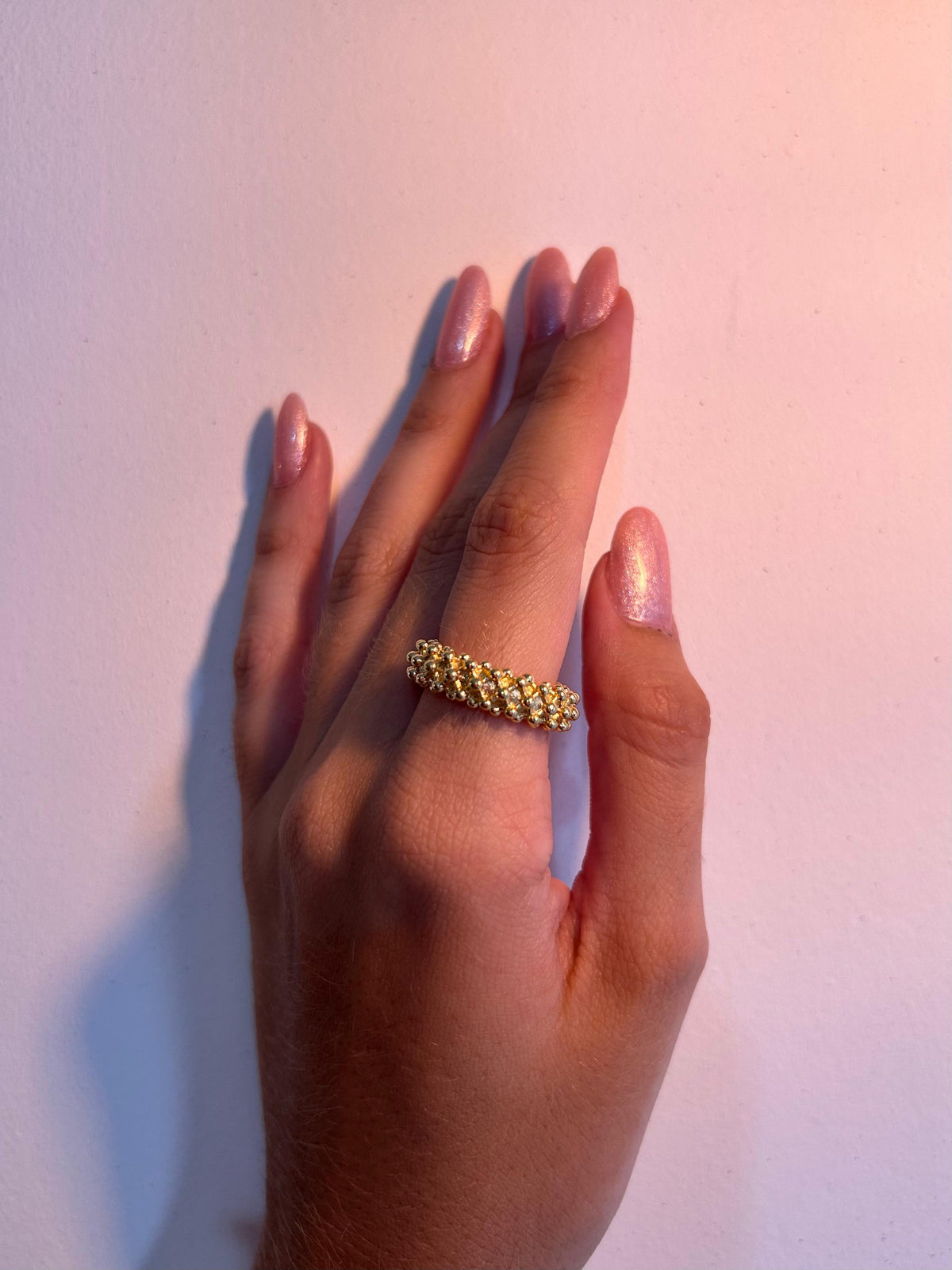 Anel Banhado a Ouro 18K