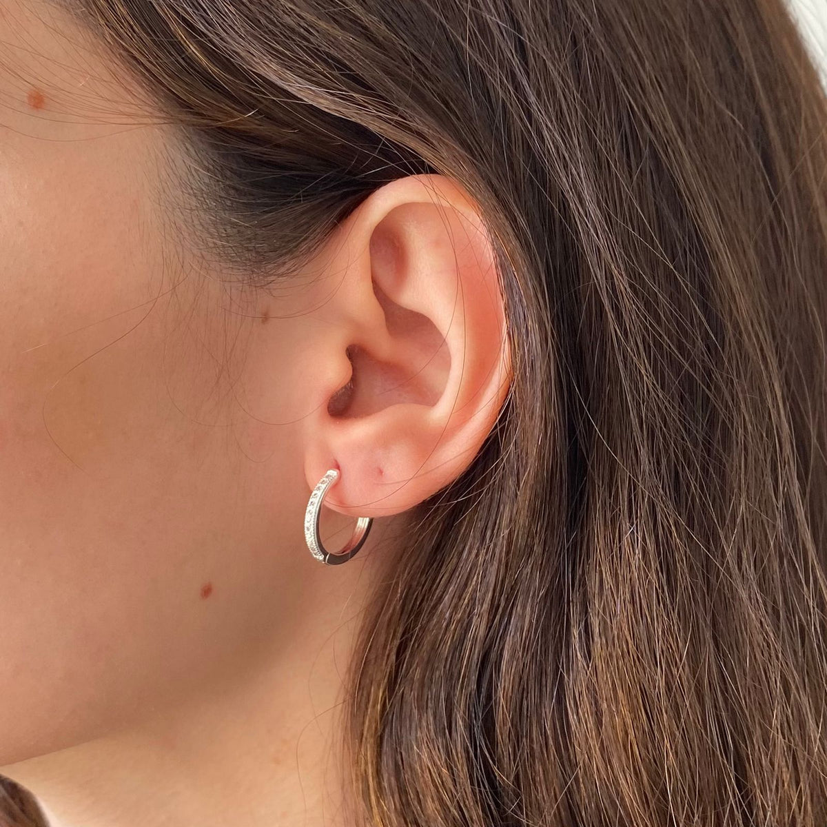 Brinco Argola Strass