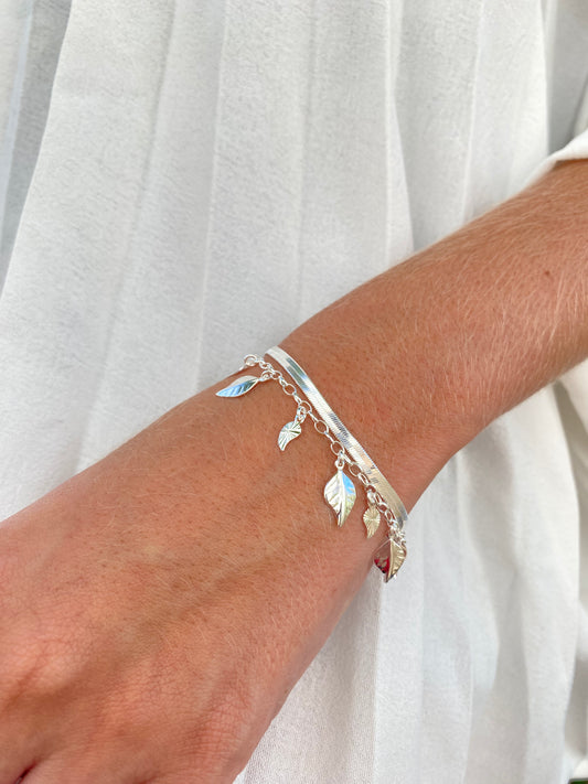 Pulseira Dupla Prata 50