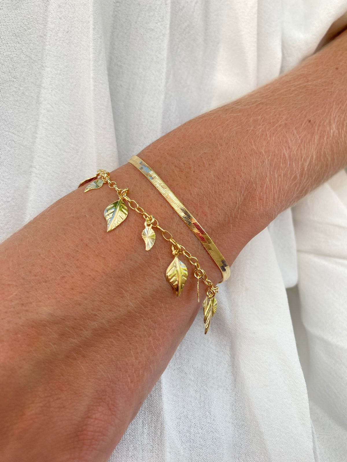 Pulseira Dupla Banhado a Ouro 18K