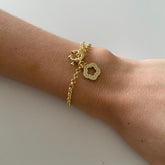 Pulseira Trevo Vazado