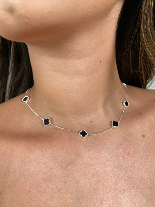 Gargantilha Van Cleef Prata 50