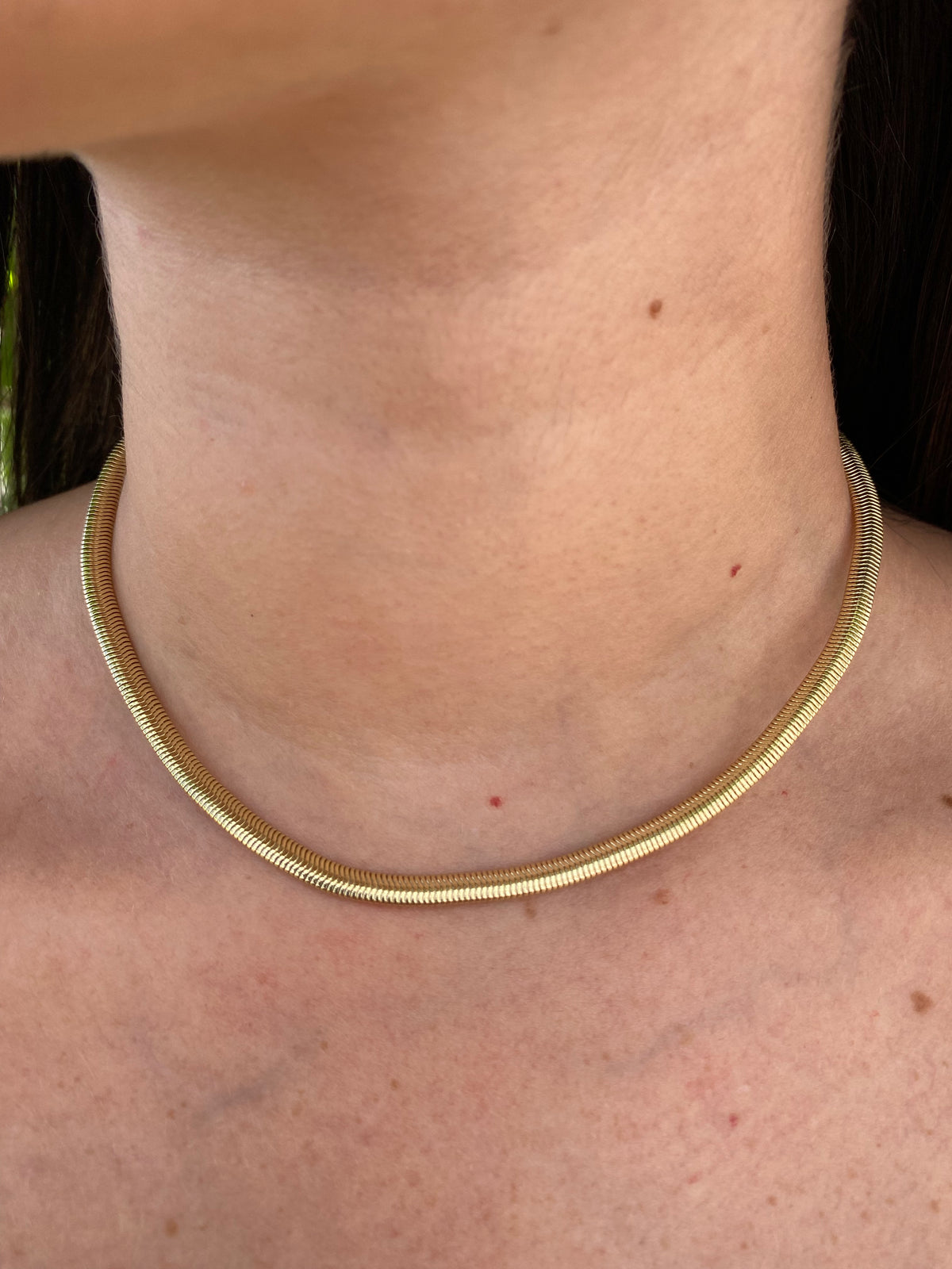 Choker Fio Alemão Banhado a Ouro 18K