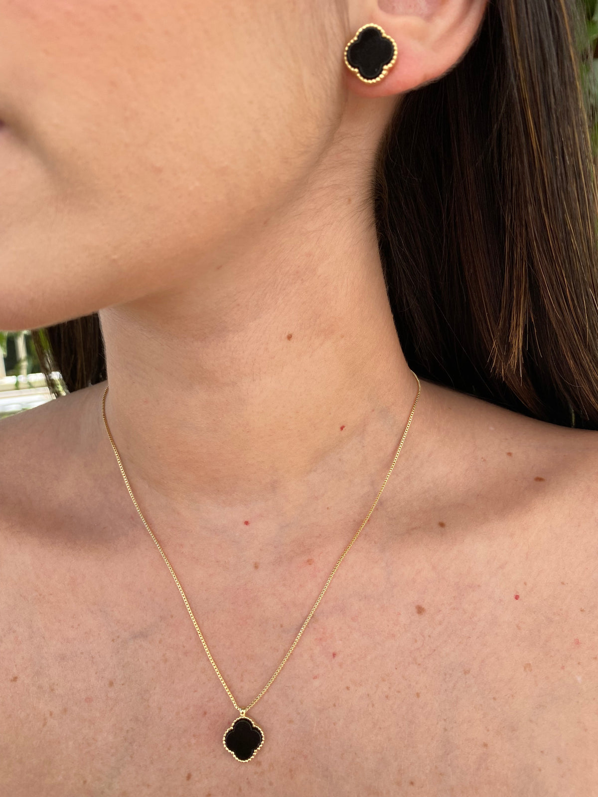 Conjunto Van Cleef Banhado a Ouro 18K