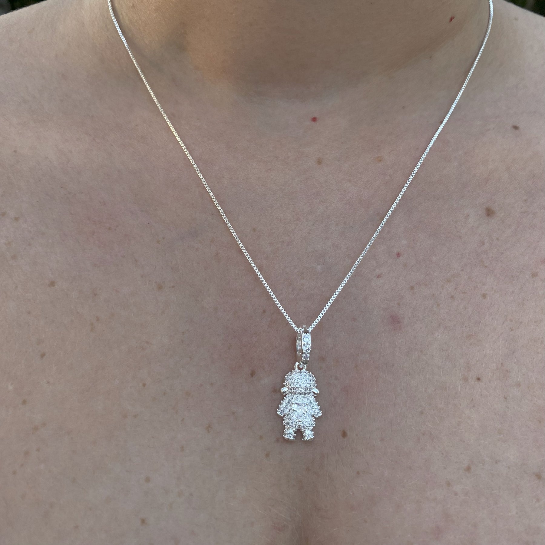 Colar Filhos Menina Cravejado