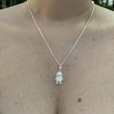 Colar Filhos Menina Cravejado