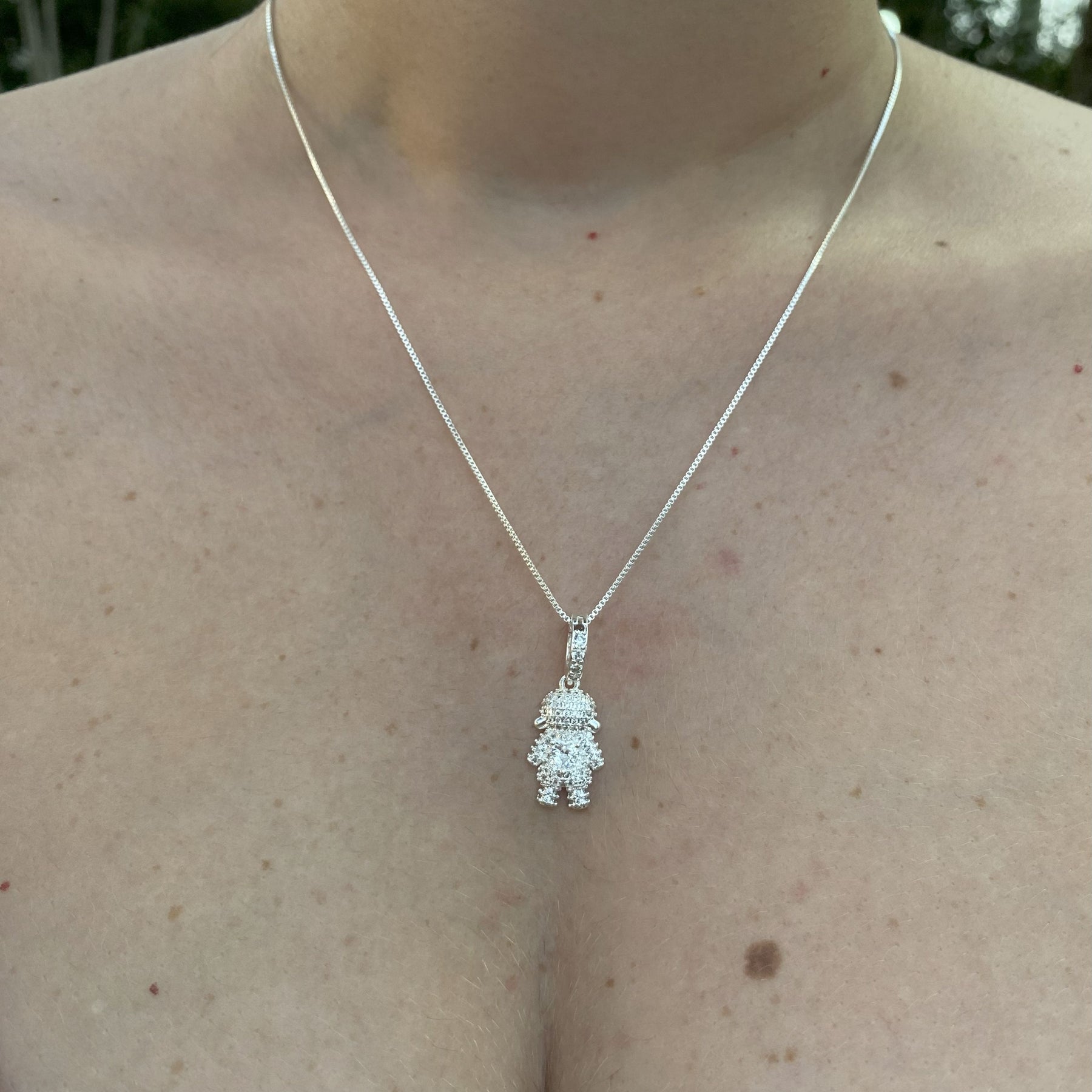 Colar Filhos Menina Cravejado