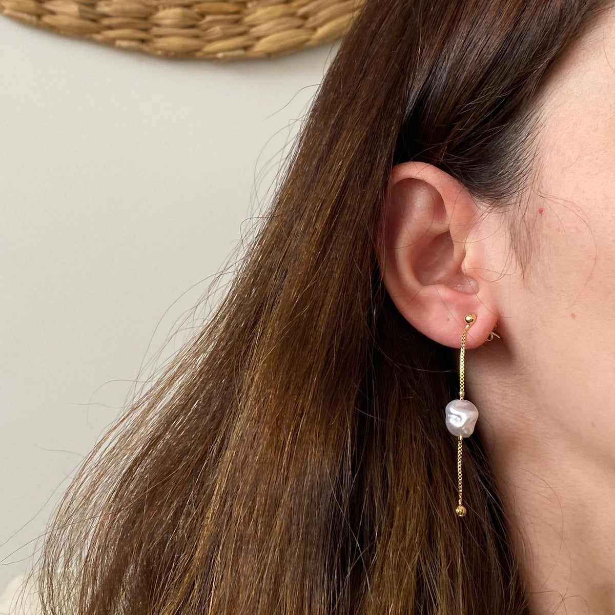 Brinco Pérola Pendente