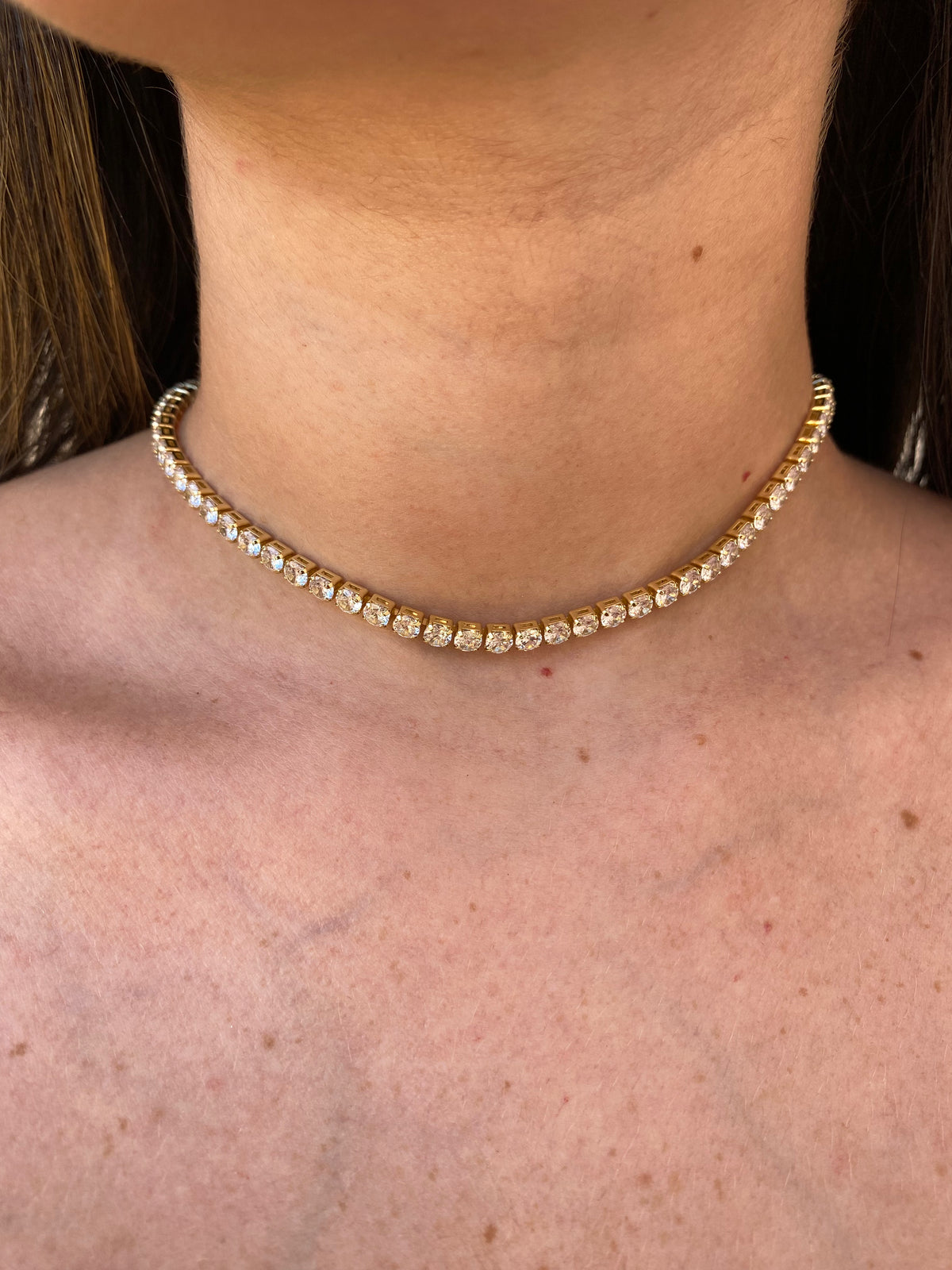 Choker Riviera Banhado a Ouro 18K