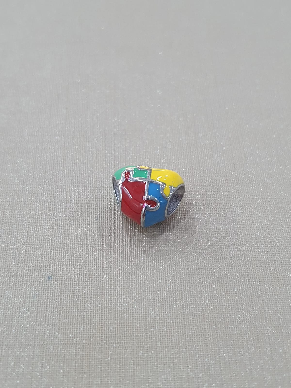 Berloque Separador Coração Autismo
