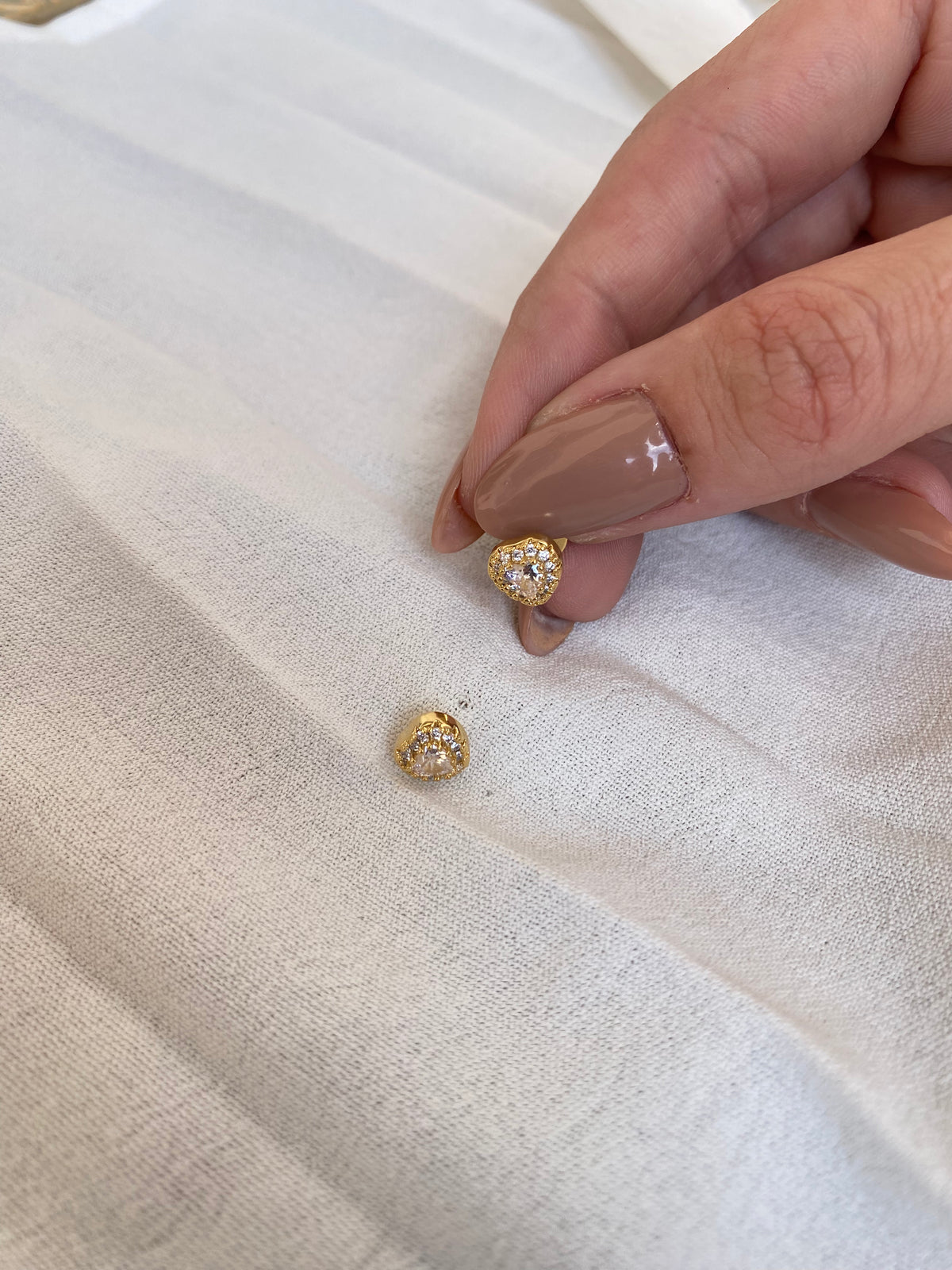 Brinco Coração Banhado a Ouro 18K