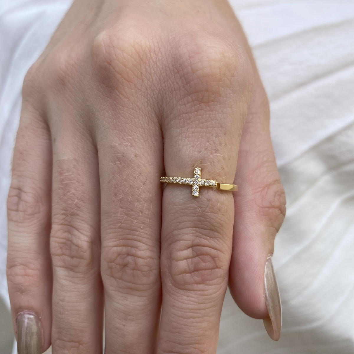 Anel Regulável Cruz