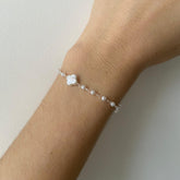 Pulseira Trevo Pérola