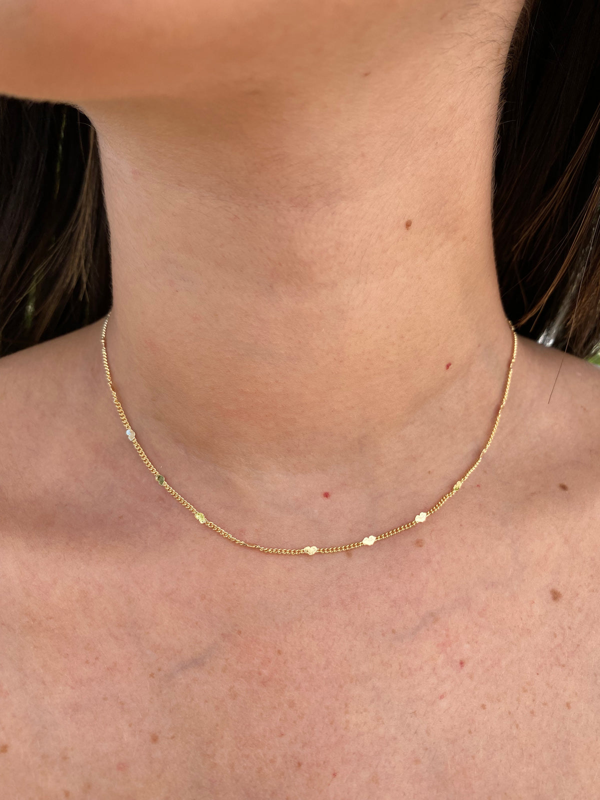 Choker Coração Banhado a Ouro 18K