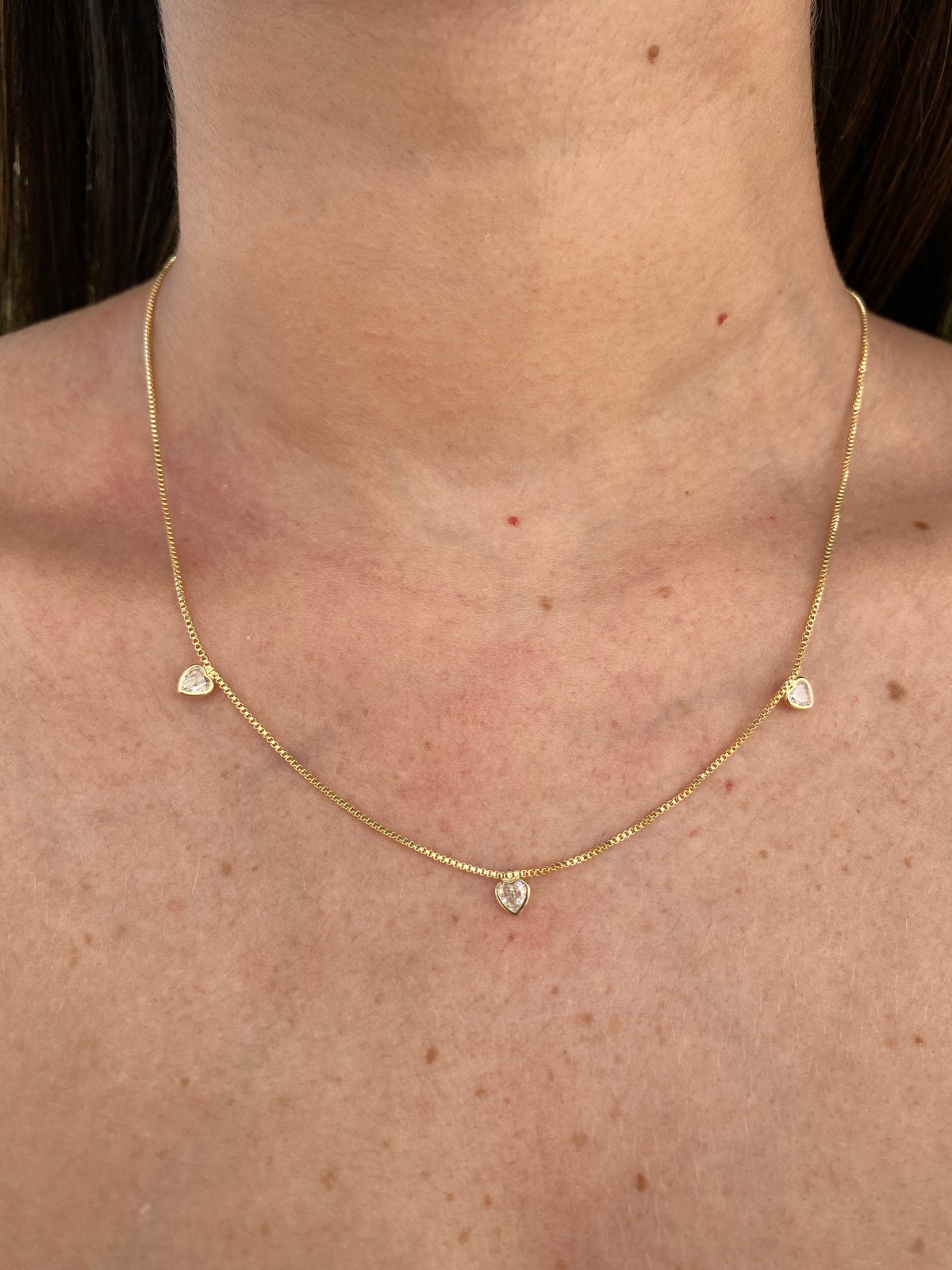 Gargantilha Coração Banhado a Ouro 18K
