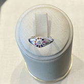 Anel Pedras Coloridas