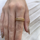 Anel Clara Fita Dupla