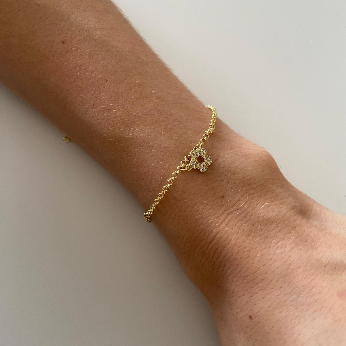 Pulseira Pingente Flor