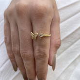 Anel Regulável Borboleta