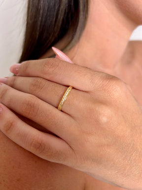 Anel Aparador Banhado a Ouro 18K