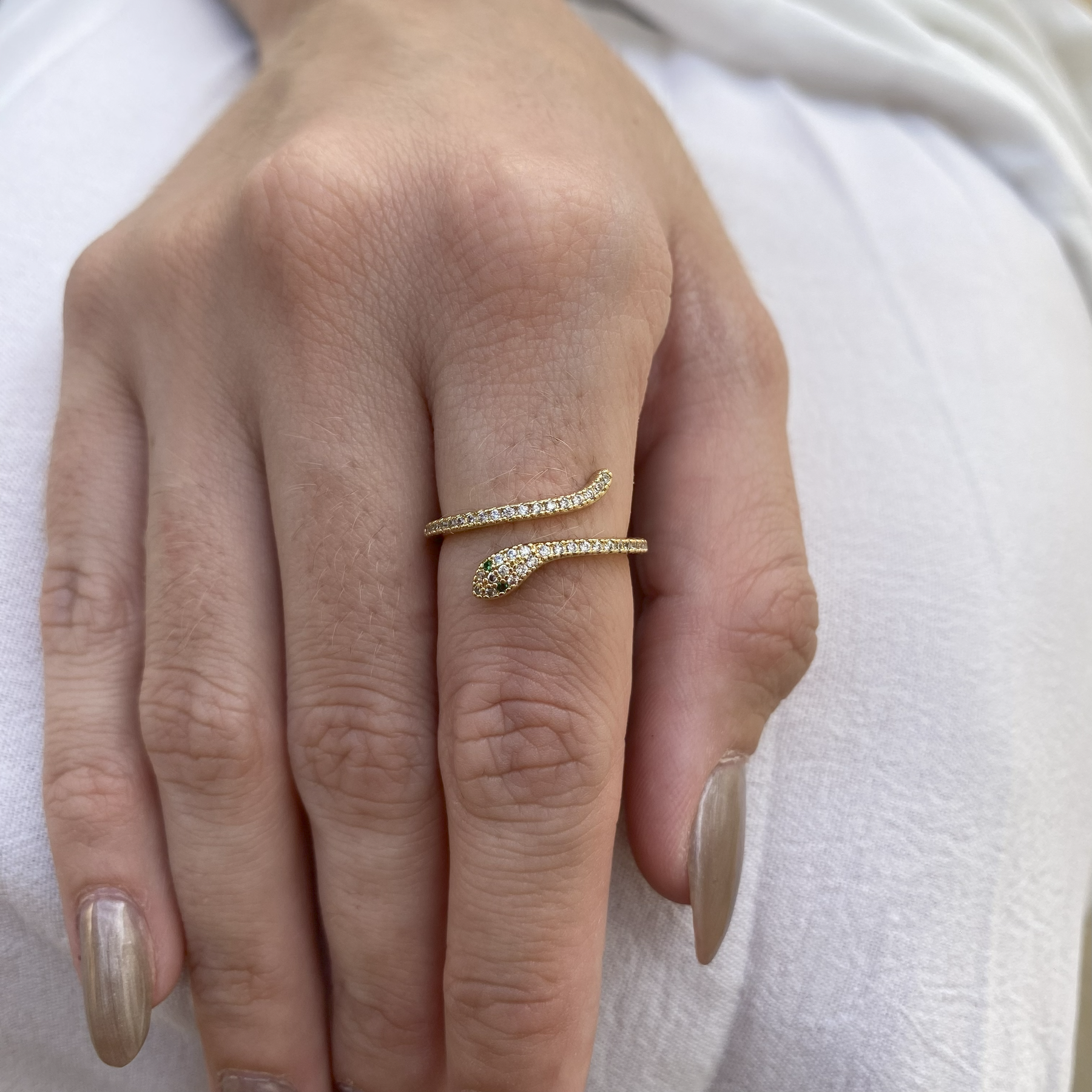 Anel Regulável Serpente