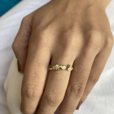 Anel Regulável 3 Corações