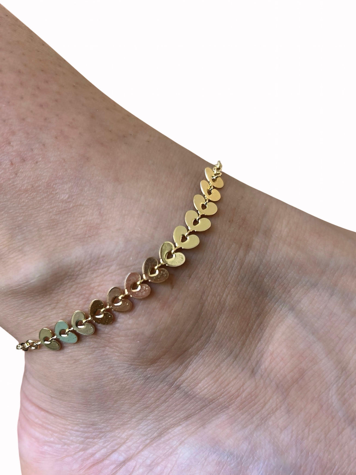 Tornozeleira Banhado a Ouro 18K