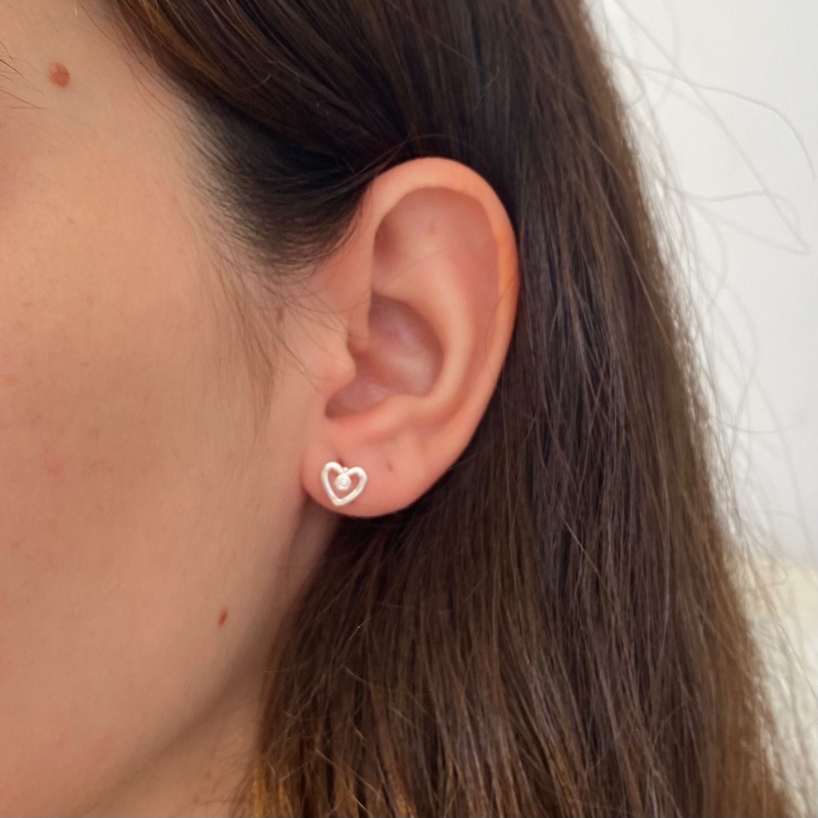 Brinco Coração Detalhes