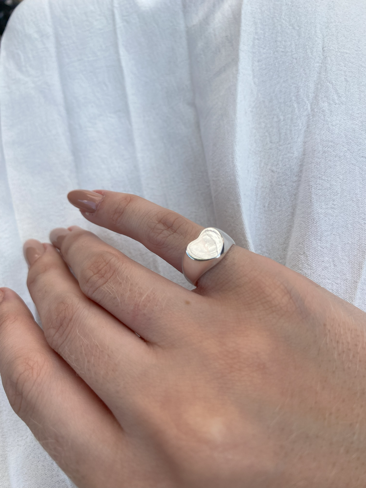 Anel Mindinho Coração