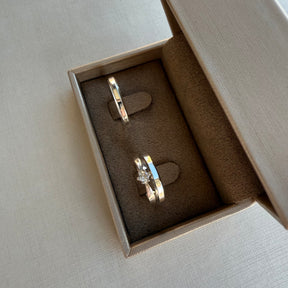 Alianças De Namoro 3 MM + Anel Solitário Prata 925