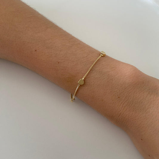 Pulseira Corações