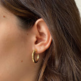 Brinco Argola Texturas