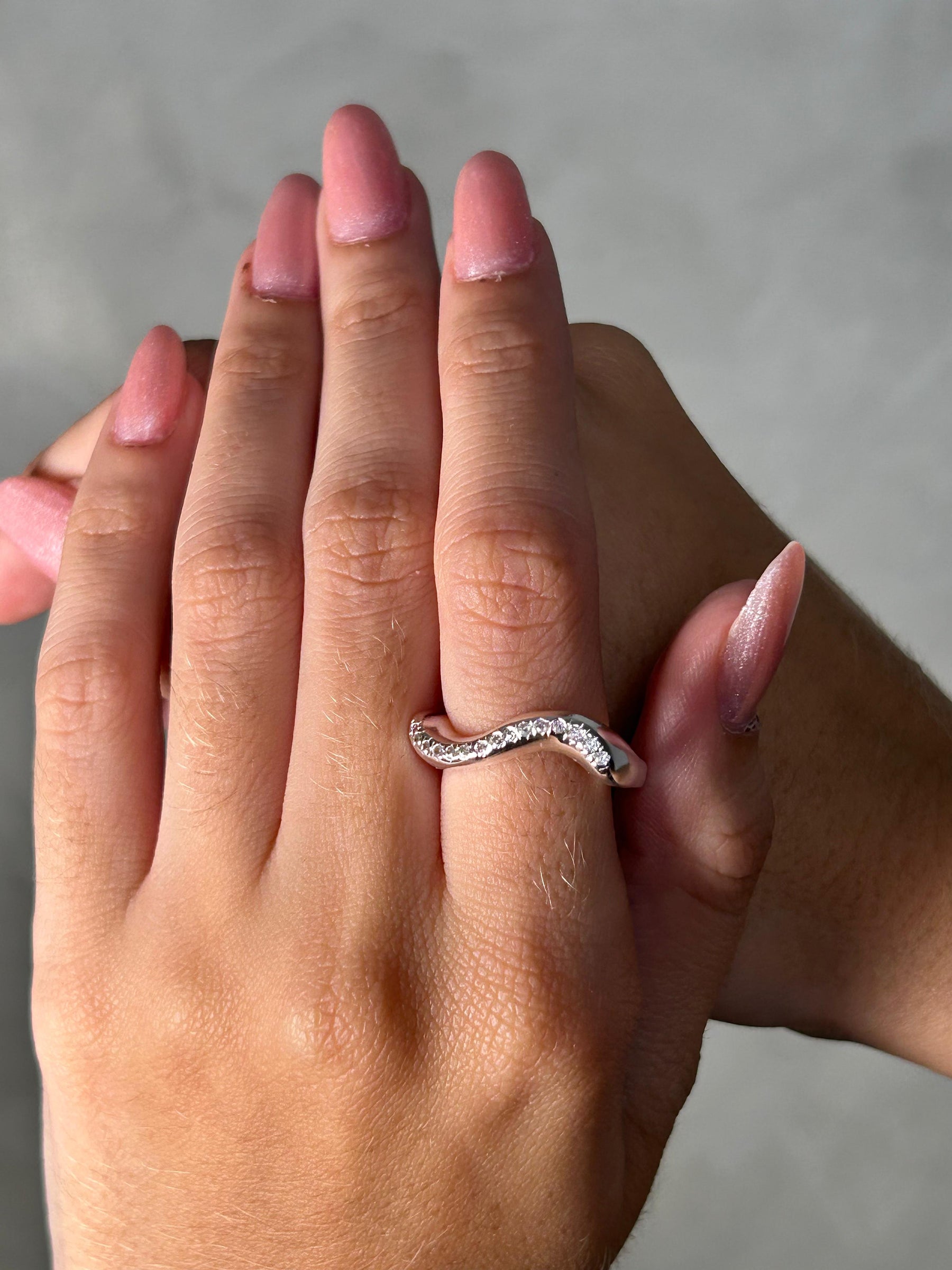 Anel Regulável Onda