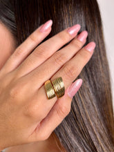 Anel Regulável Banhado a Ouro 18K