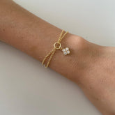 Pulseira Dupla Trevo