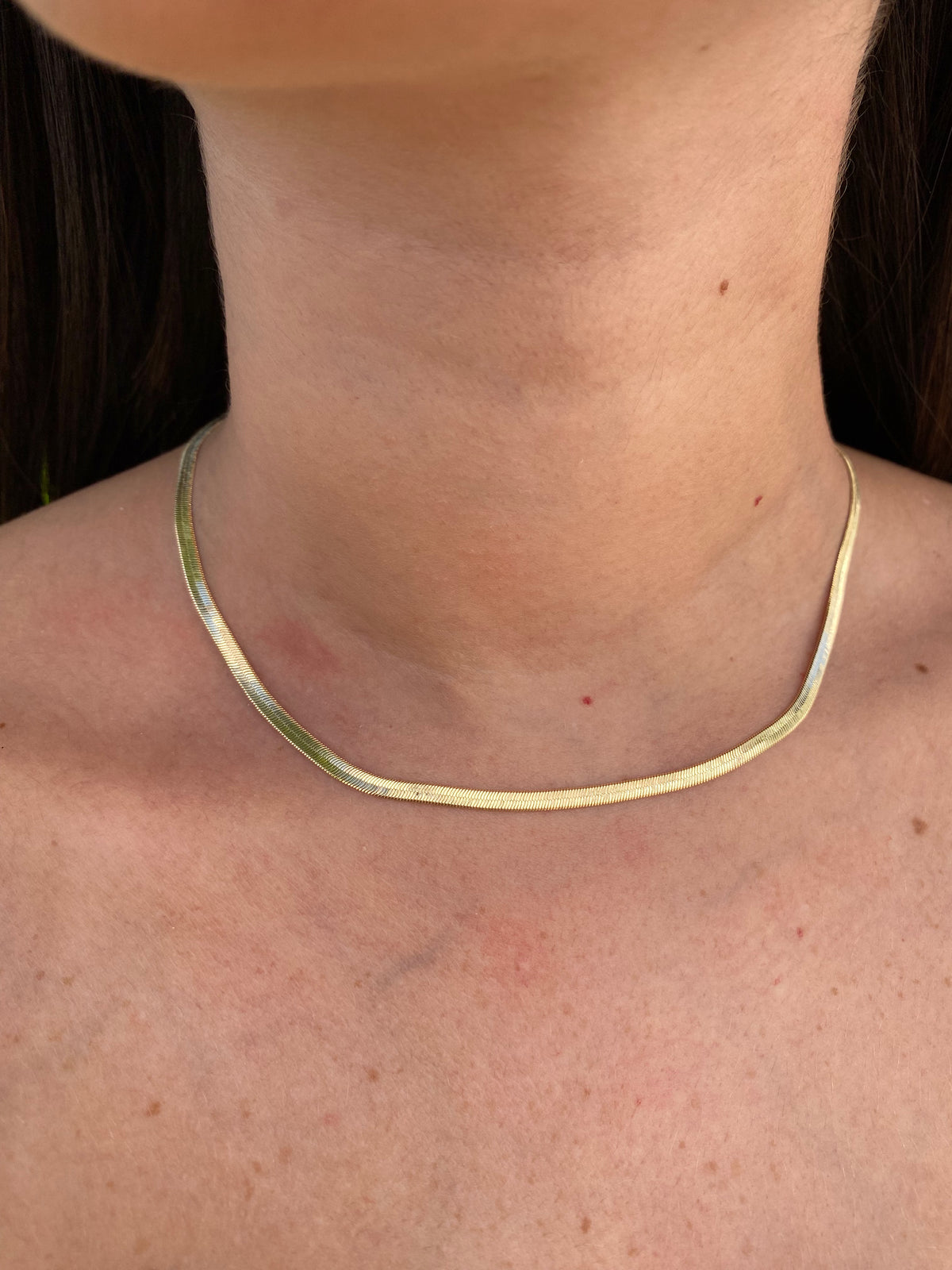 Choker Fita Banhado a Ouro 18K