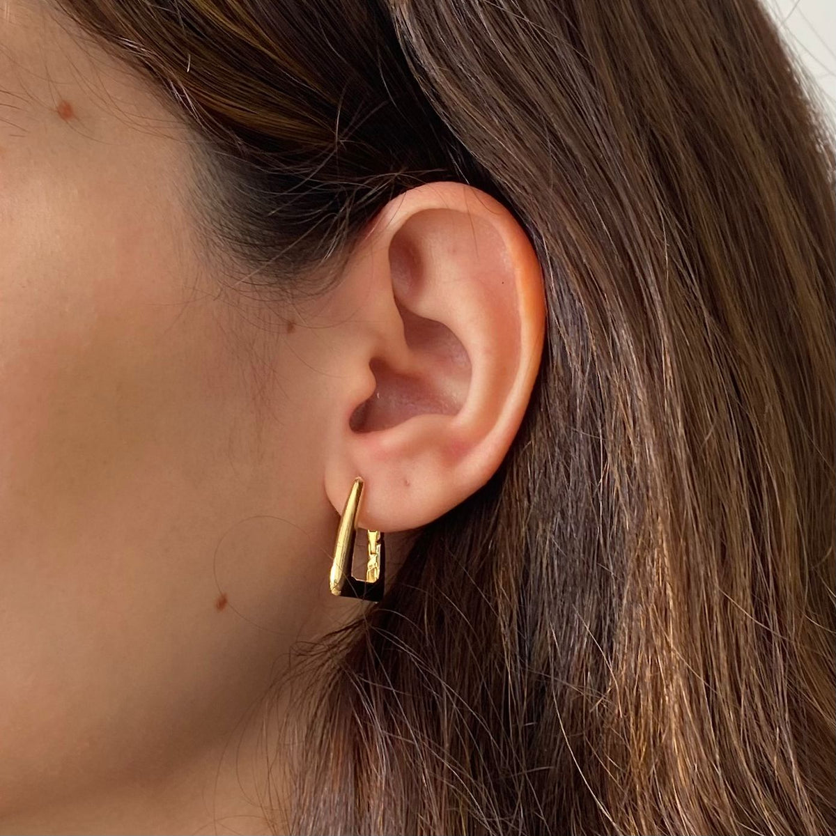 Brinco Argola Quadrada