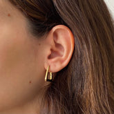 Brinco Argola Quadrada