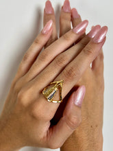 Anel Nossa Senhora Banhado a Ouro 18K