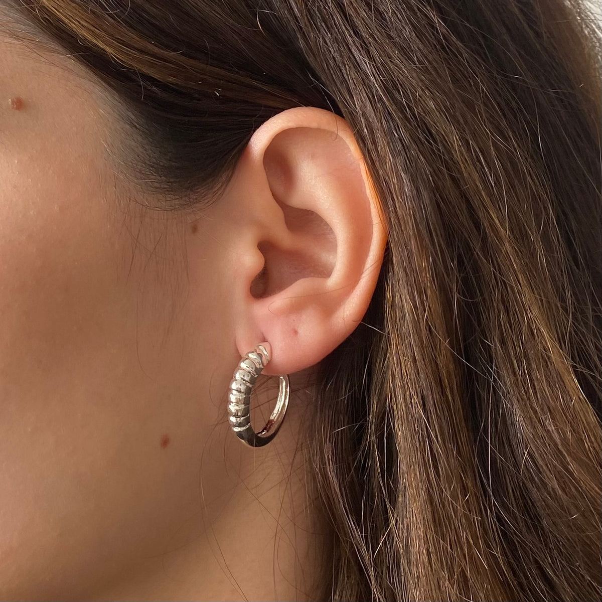 Brinco Argola Texturas