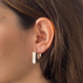 Brinco Argola Quadrada