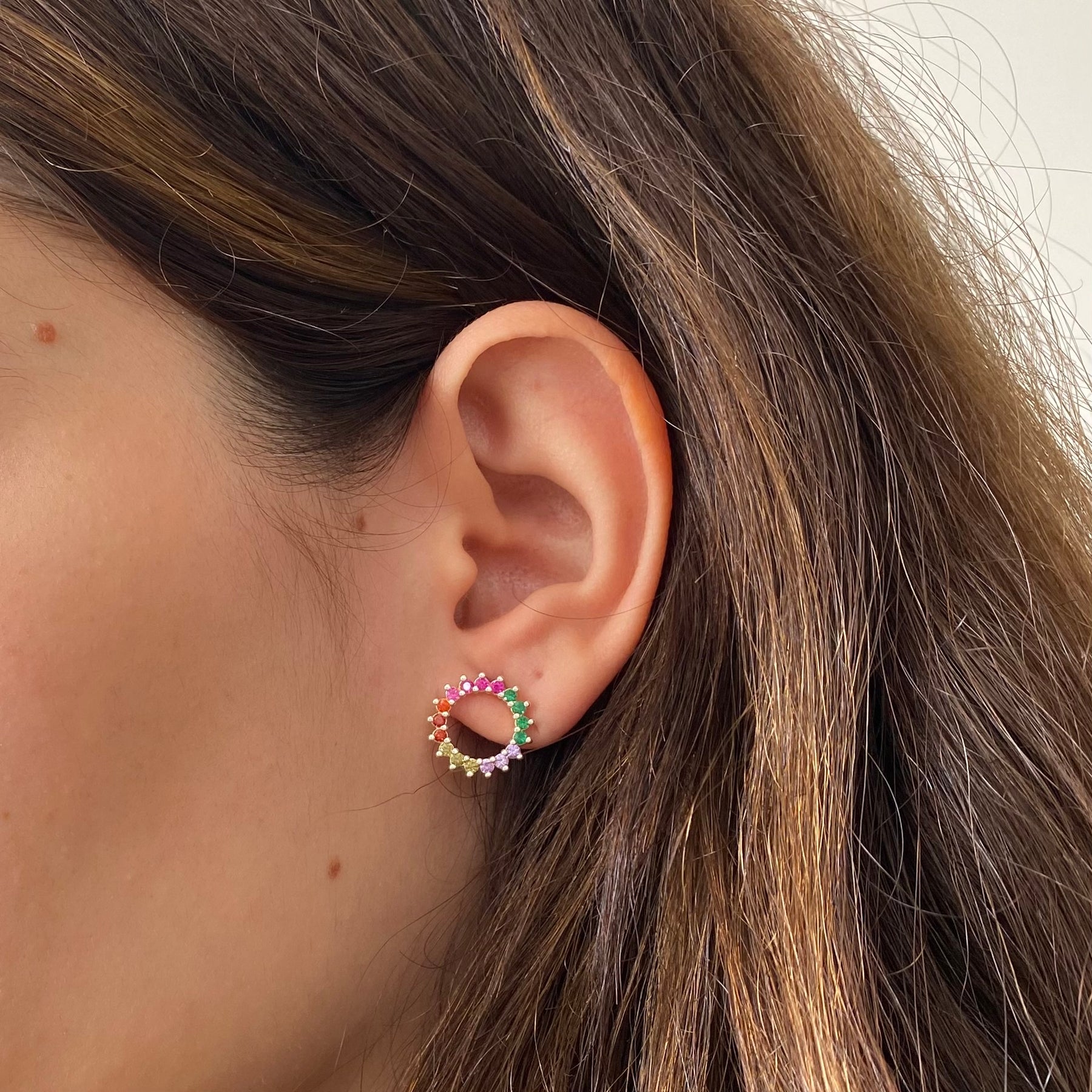 Brinco Redondo Colorido